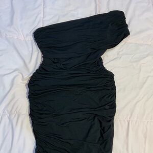 Elegant Black Off-Shoulder Dress